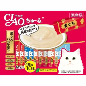 10% OFF: Ciao ChuRu Tuna Scallop Jumbo Mix Liquid Cat Treats 560g
