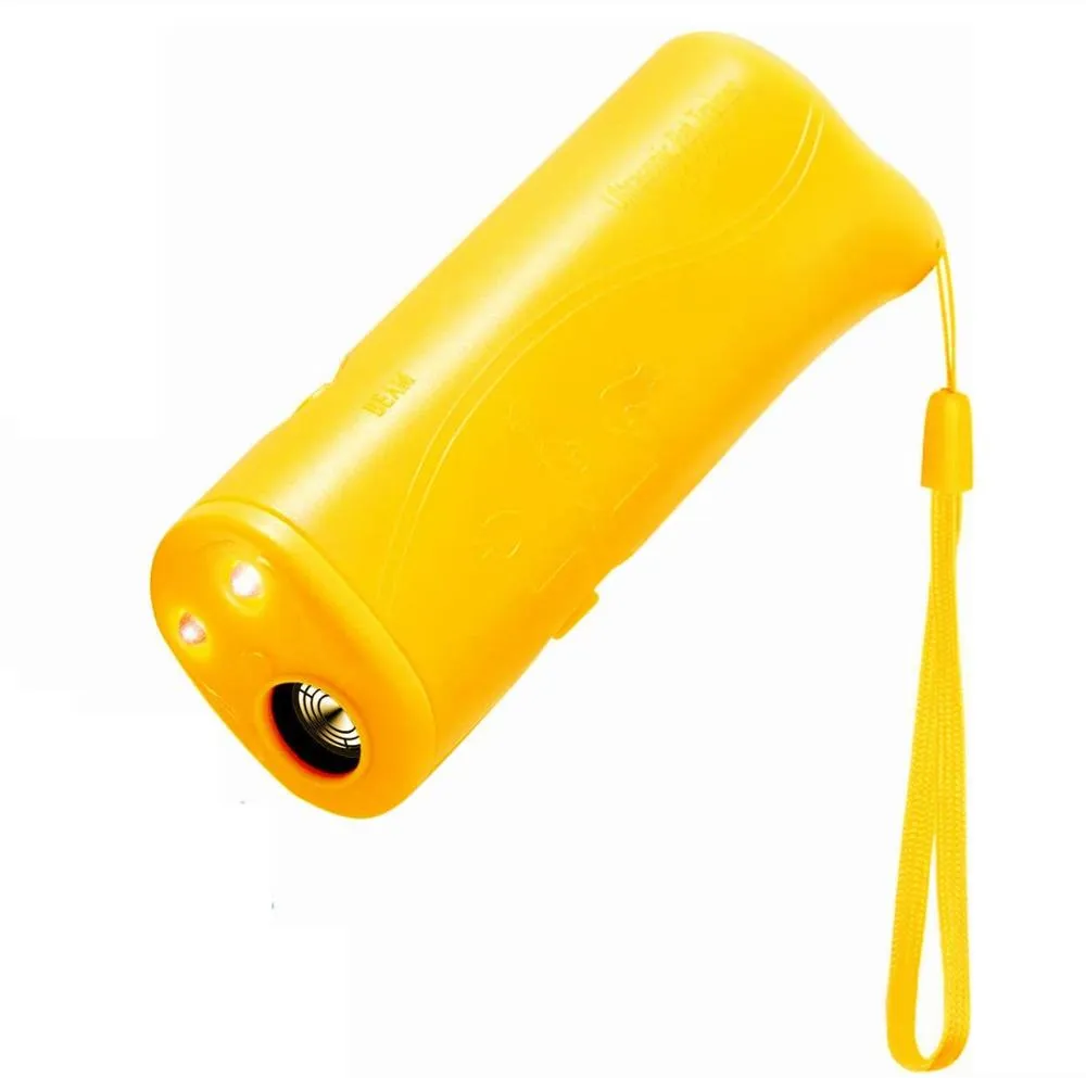 3-In-1 LED Ultrasonic Dog Repeller & Anti-Barking Training Device