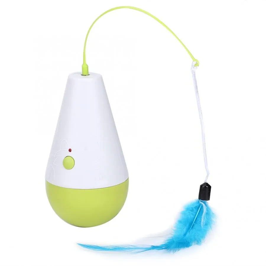 Best Electric Wild Tumble Cat Dog Toy Rolling Scratching Funny Feather Ball