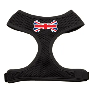 Bone Flag UK Screen Print Soft Mesh Harness Black Large