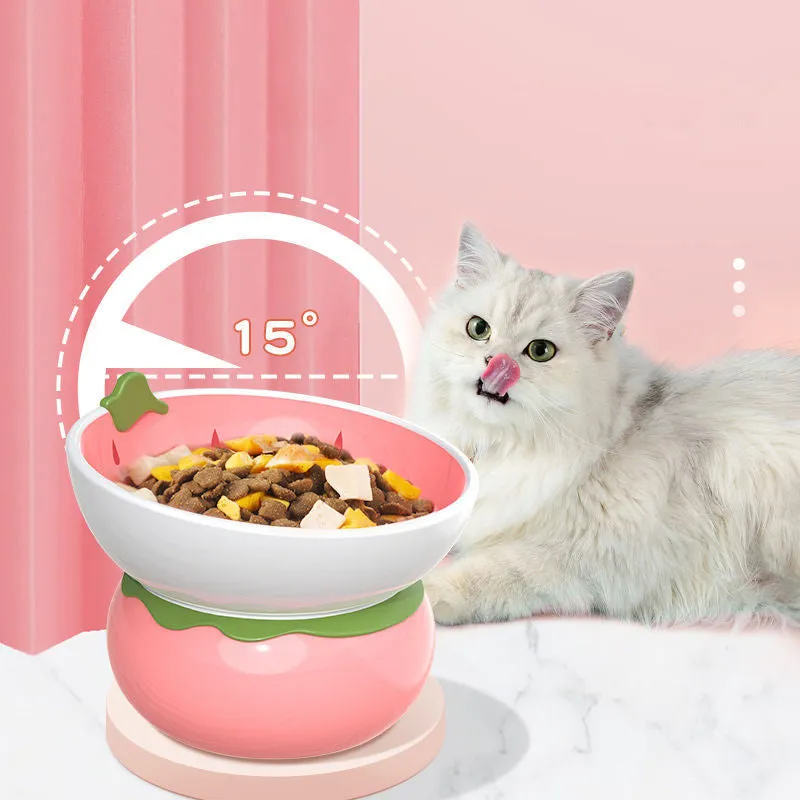 Cat Bowl Ceramic Dog Bowl Protect Cervical Spine Pet Bowl