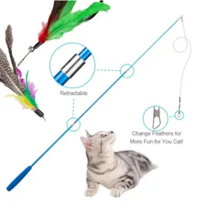 Cat Feather Toy Replacement Set – 11pcs