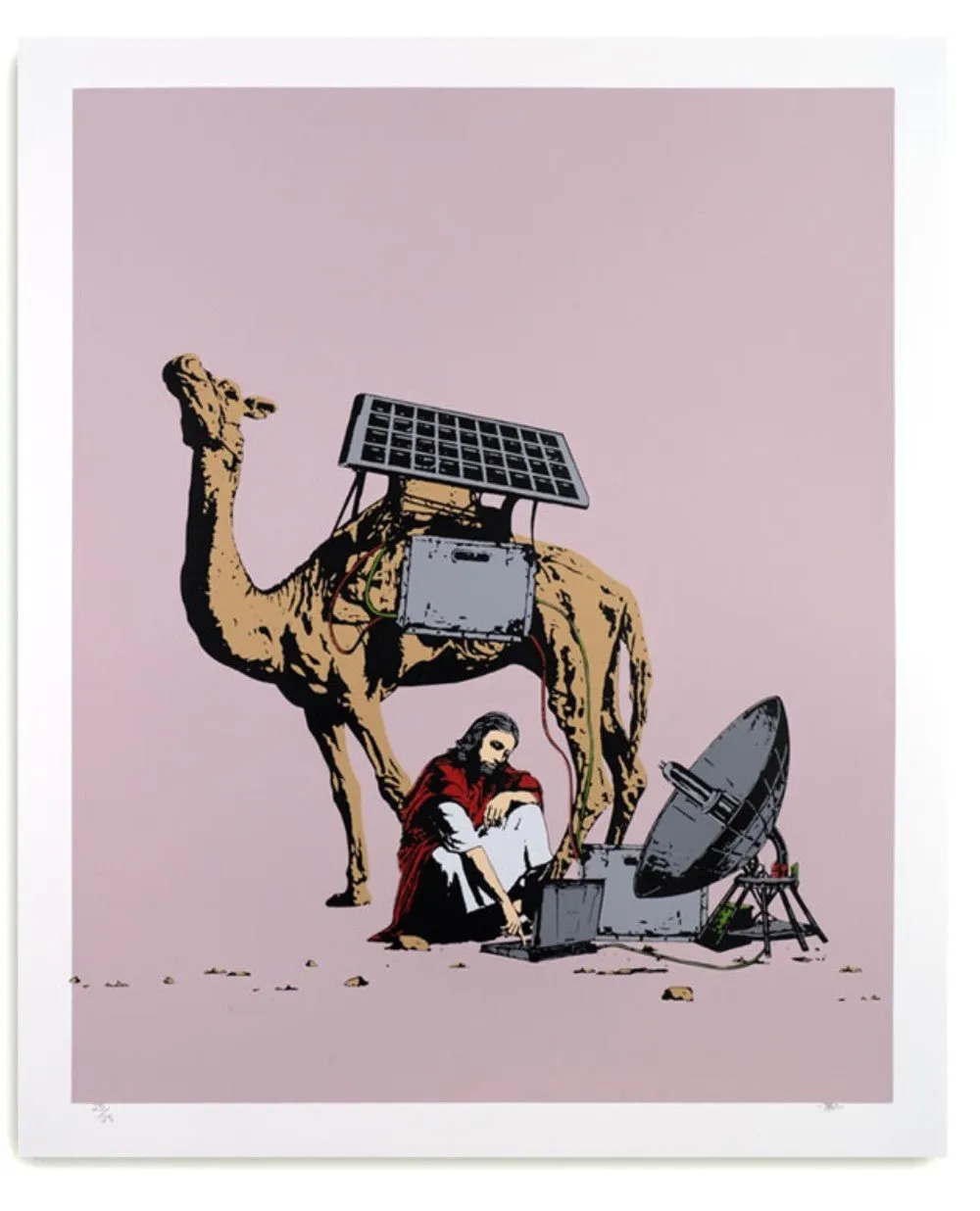 District N 34° IV Silkscreen Print by MAD