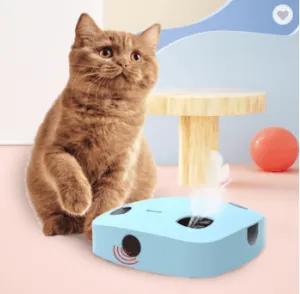 Electric Feather Cat Stick Toy