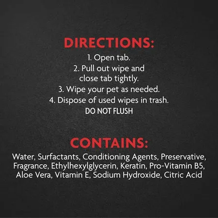 FURminator deShedding Grooming Wipes for Cats