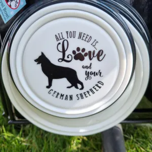 German Shepherd Collapsible Travel Bowl (Small)