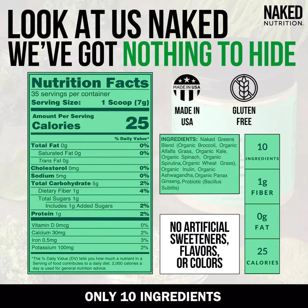 Green Superfood Powder | Naked Super Greens Powder