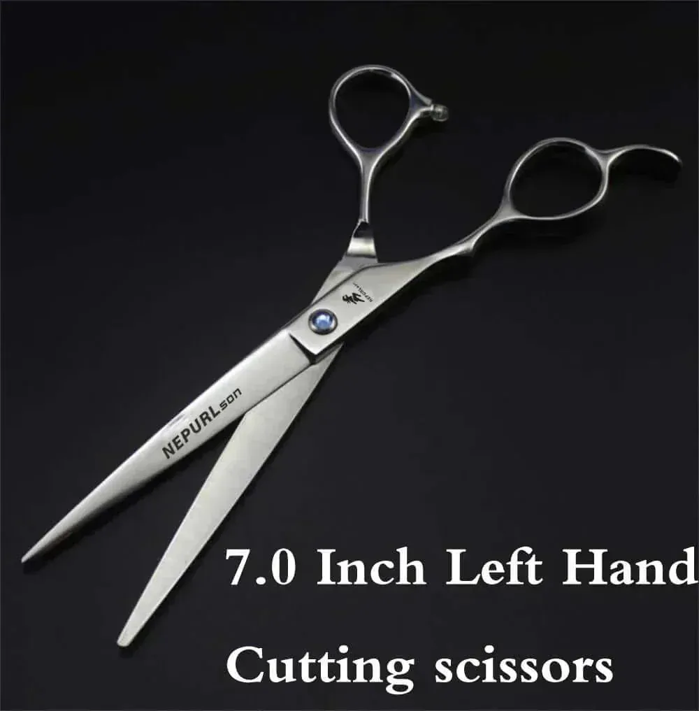 Grooming Kit "7" Pro Pet  – Curved, Thinning & Left-Handed Scissors Set