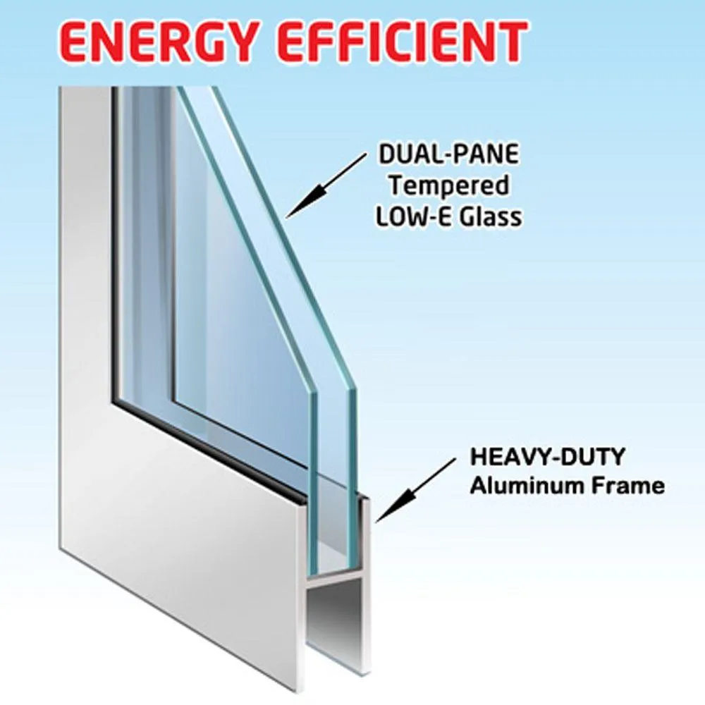 High Tech Pet Armor Flex Low-E Patio Pet Doors - Tall Height