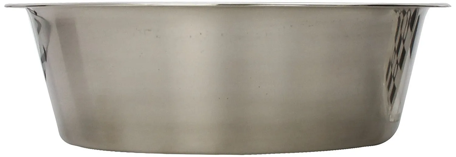 Human Grade Stainless Steel Dog Bowls  - Bergan - Up to 17 cups of Dry Food