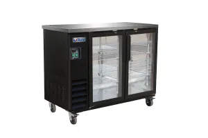 IKON IBB49-2G-24SD 49 inch Back Bar Refrigerator Sliding Doors
