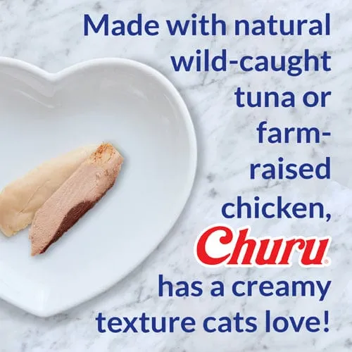 Inaba Churu Hairball Control Tuna Recipe Creamy Purée Cat Treat