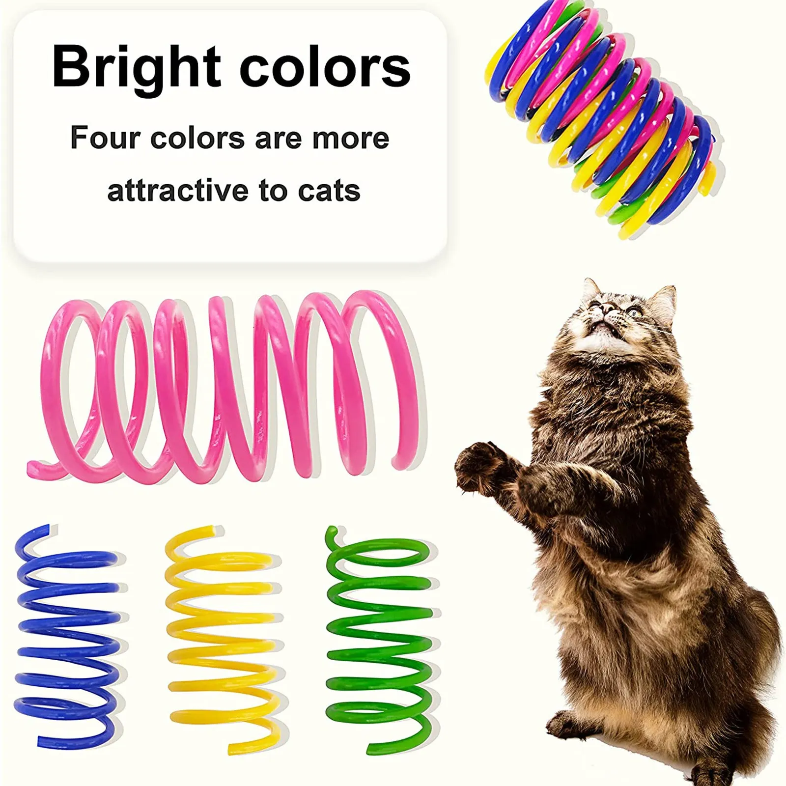 Interactive Spring Toys for Puppies and Cats - 4 pcs