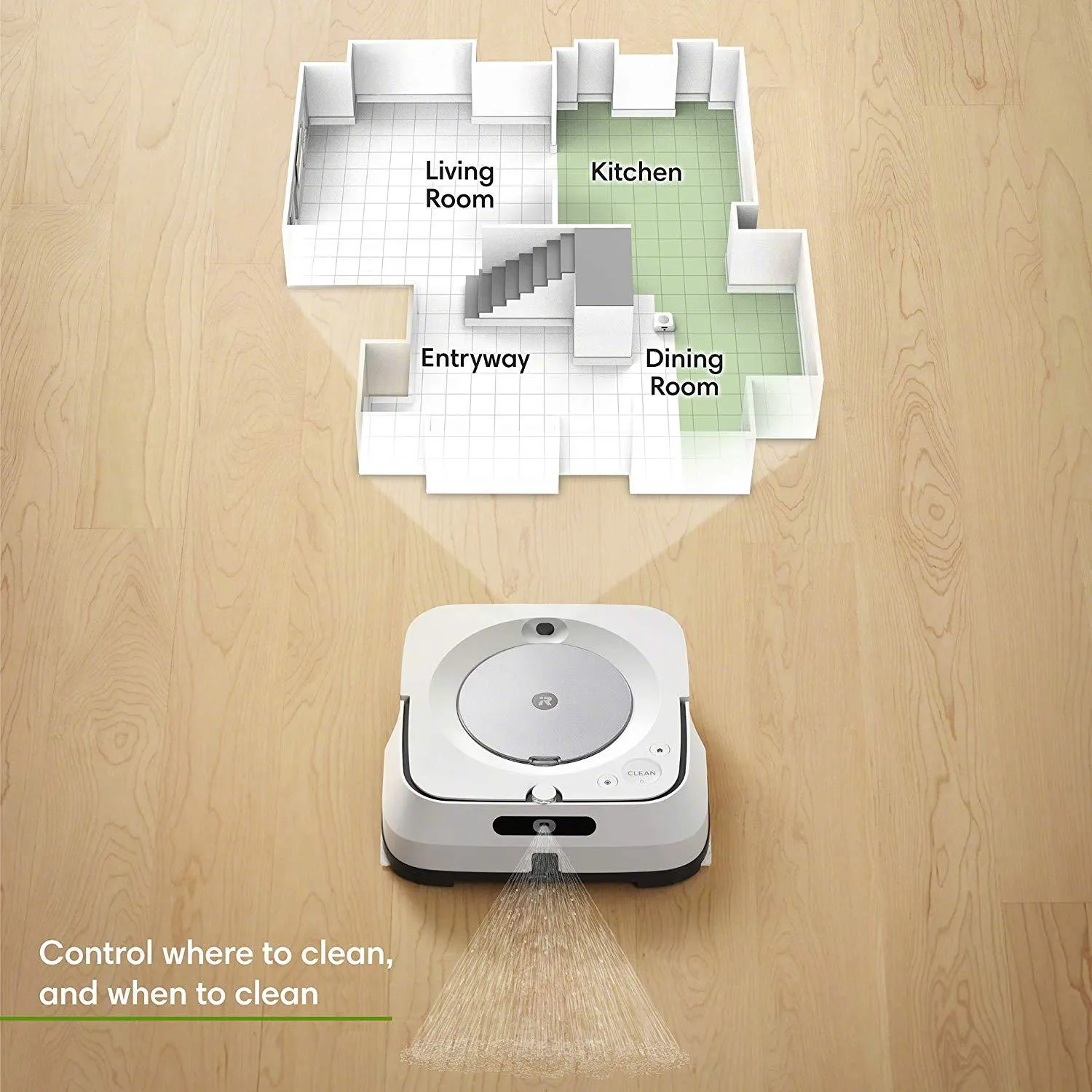 iRobot Braava Jet m6 WiFi Connected Robot Mop M6 (6110)