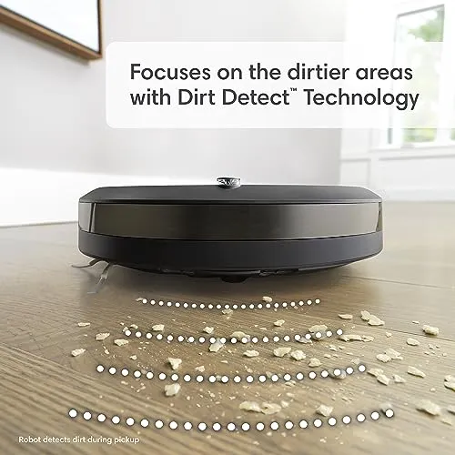 iRobot Roomba Combo i5  Self-Emptying Robot Vacuum and Mop, Clean by Room with Smart Mapping, Empties Itself for Up to 60 Days, Works with Alexa, Personalized Cleaning OS