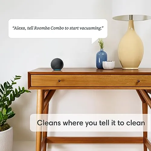 iRobot Roomba Combo i5  Self-Emptying Robot Vacuum and Mop, Clean by Room with Smart Mapping, Empties Itself for Up to 60 Days, Works with Alexa, Personalized Cleaning OS