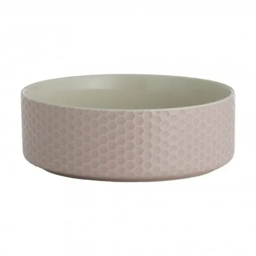 Mason Cash Honeycomb Pink Pet Bowl 15x5cm