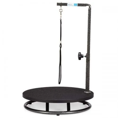 Master Equipment Professional Pet Grooming Table - Height Adjustable Circular Platform by Whisker Shack