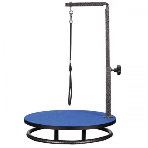 Master Equipment Professional Pet Grooming Table - Height Adjustable Circular Platform by Whisker Shack