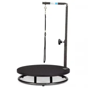 Master Equipment Professional Pet Grooming Table - Height Adjustable Circular Platform by Whisker Shack