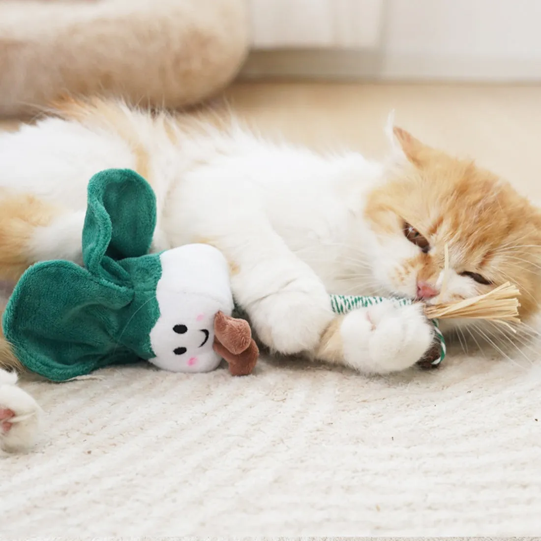 Moo - Whimsical Food-Themed Catnip Toys