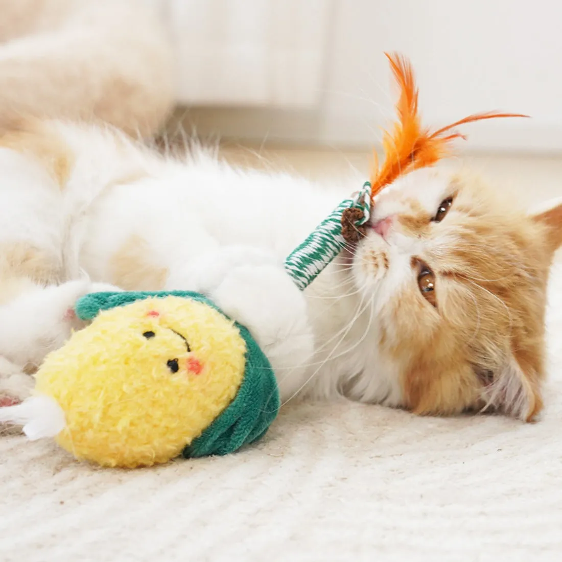 Moo - Whimsical Food-Themed Catnip Toys