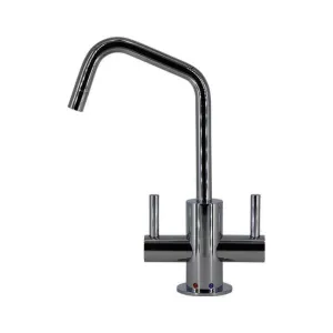Mountain Plumbing MT1821-NL Hot Cold Water Faucet with Contemporary Round Body Handles