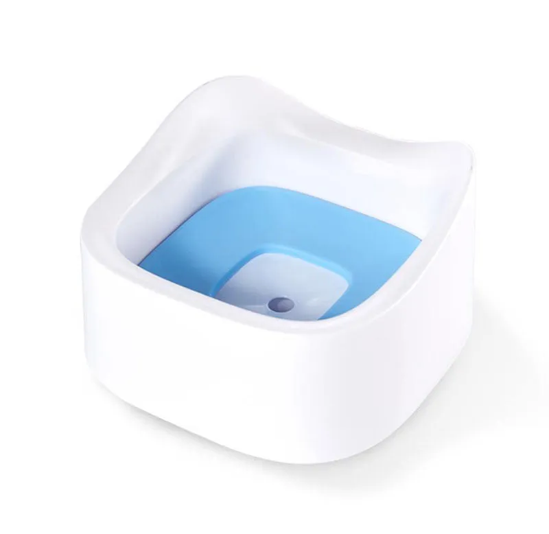 Non-wet mouth dog cat pet floating water bowl