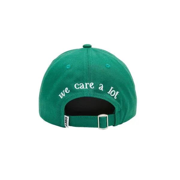 Obey We Care Alot Strapback Hat - Deep Green