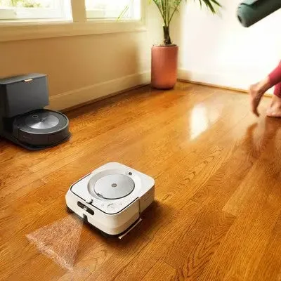Open Box - iRobot Roomba j7  Wi-Fi Connected Self-Emptying Robot Vacuum - Black - 7550