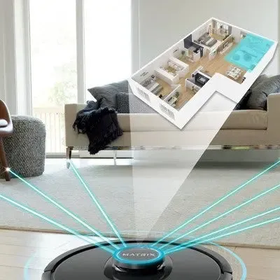 Open Box - Shark Matrix Robot Vacuum for Carpets and Hardfloors with Self-Cleaning Brushroll and Precision Mapping RV2310