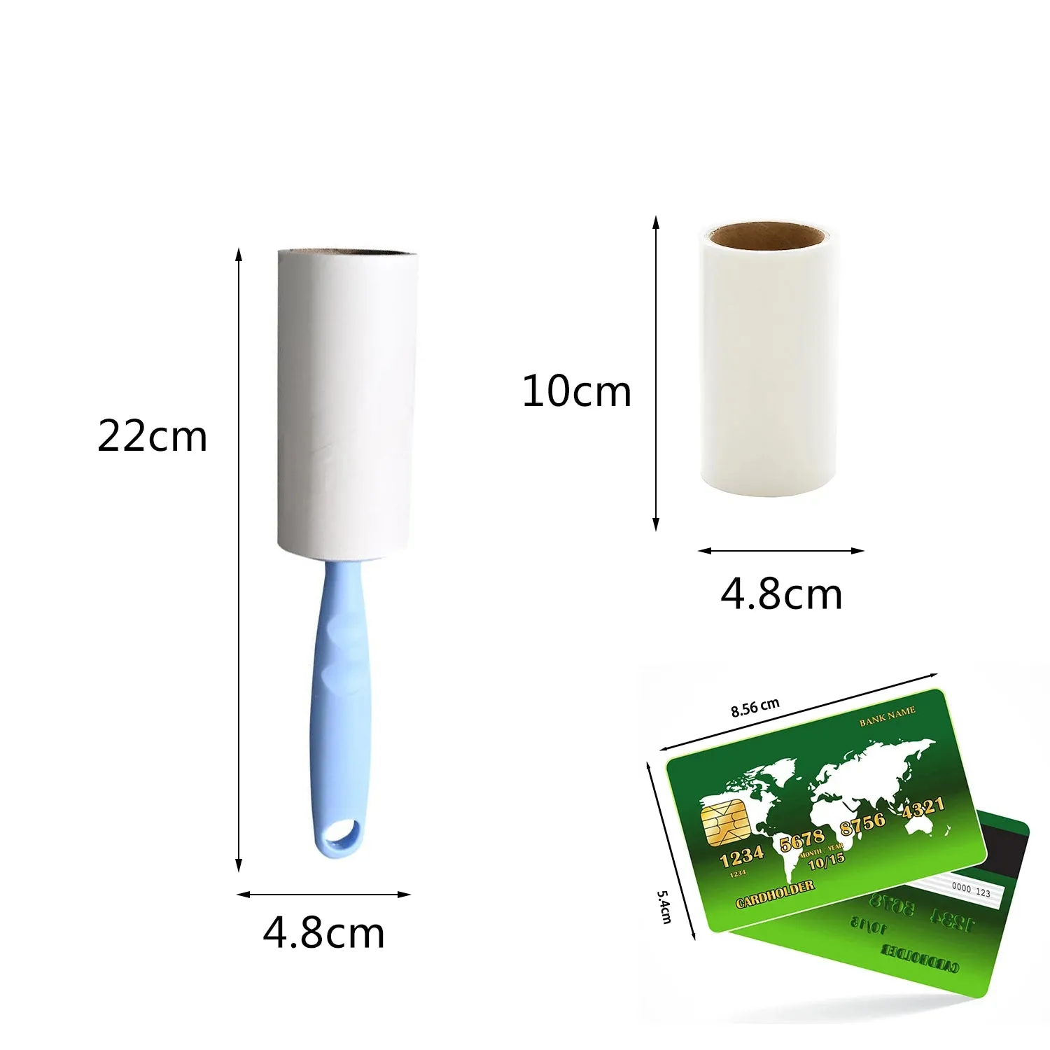 Pet Hair and Lint Remover Roller with Refills