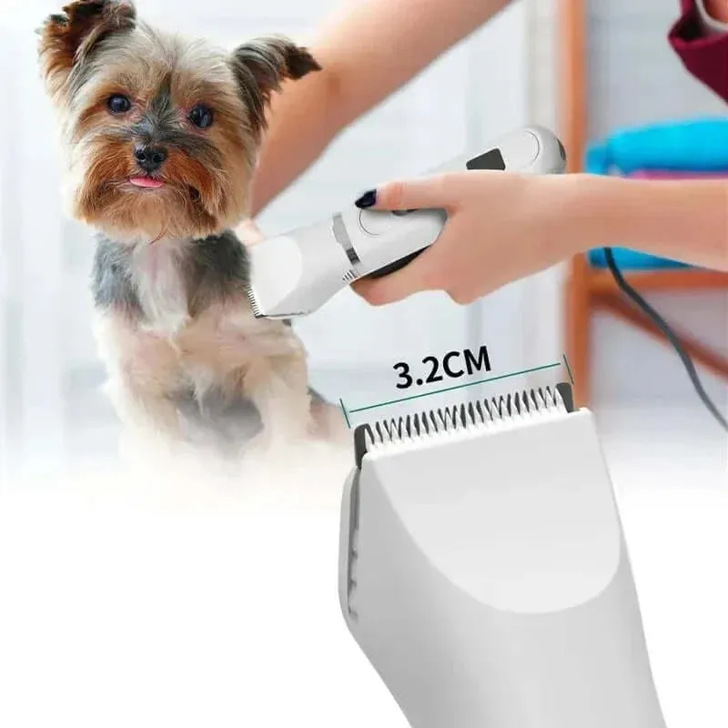 Quiet & Versatile 4-in-1 Paw Trimmer & Nail Grinder Pet Grooming Kit