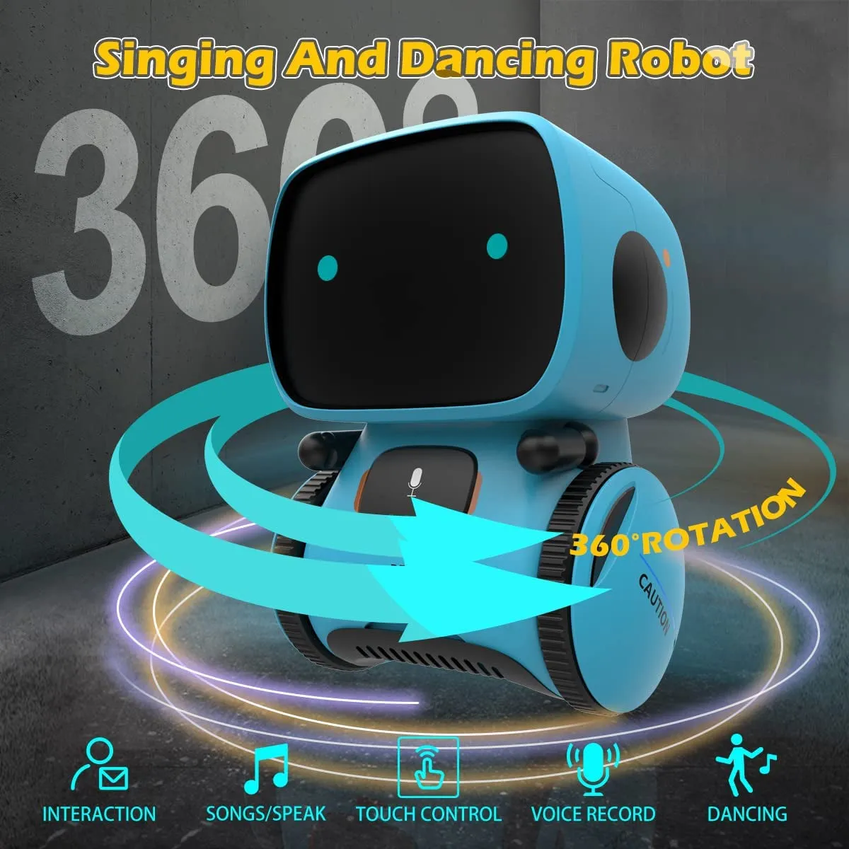Robots for Kids, Interactive Robot Toy for 3-8 Year Old Boys&Girls