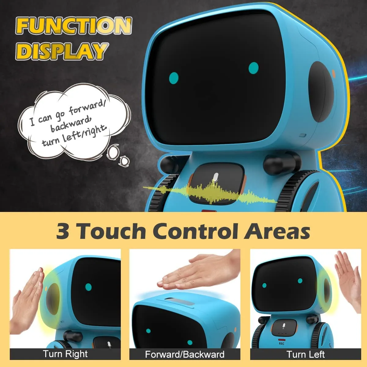 Robots for Kids, Interactive Robot Toy for 3-8 Year Old Boys&Girls