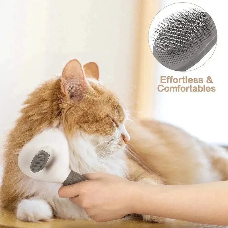 Self-Cleaning Pet Hair Brush