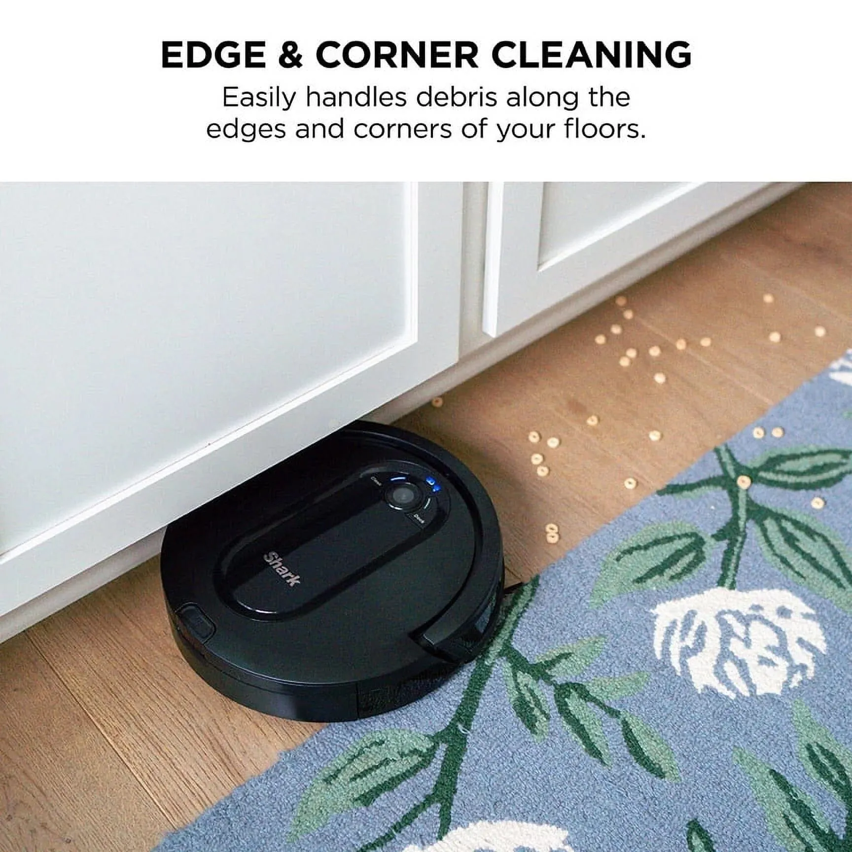 Shark RV990 EZ Robot Vacuum with Row-by-Row Cleaning and Powerful Suction (Refurbished)