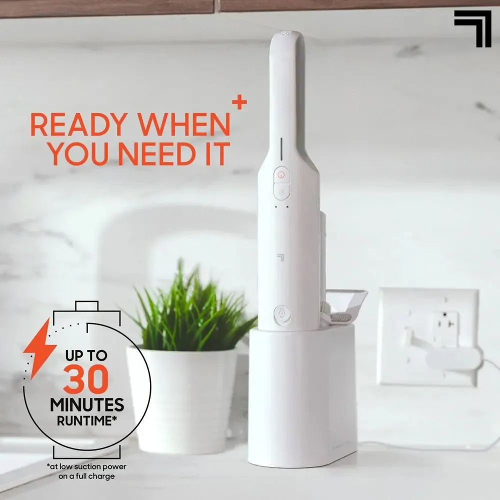 Sharper Image Handheld Vacuum with High-Speed 120W Brushless Motor, Cordless