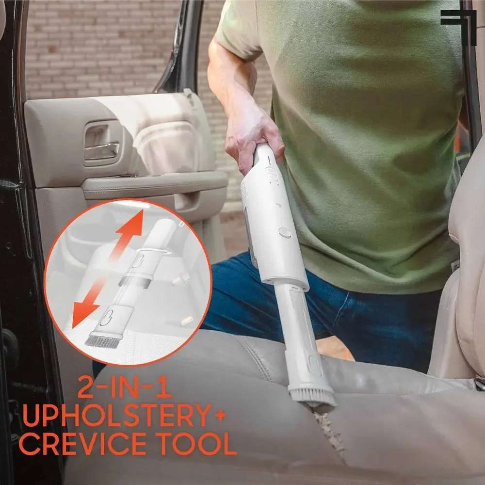 Sharper Image Handheld Vacuum with High-Speed 120W Brushless Motor, Cordless
