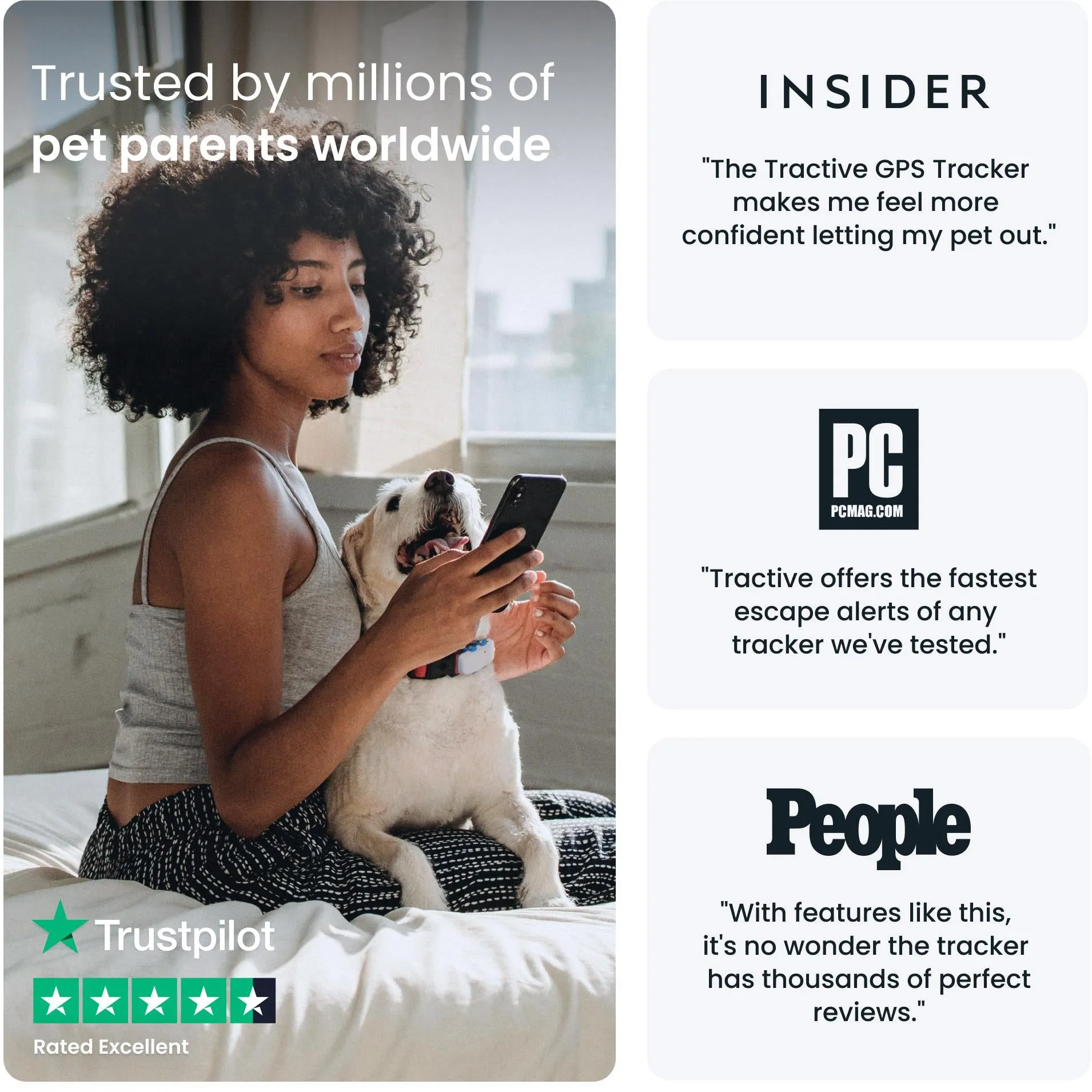 Tractive GPS DOG 4 Dog Tracker and Activity Monitor