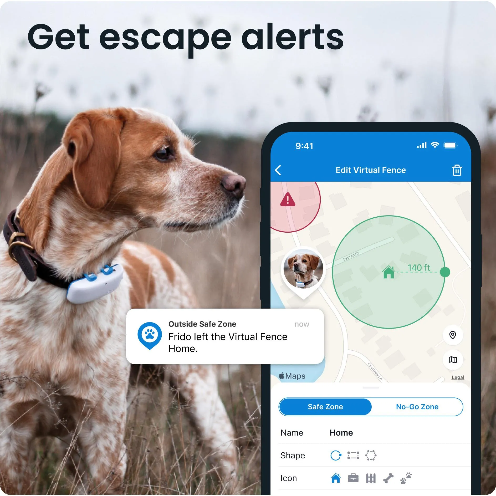 Tractive GPS DOG 4 Dog Tracker and Activity Monitor