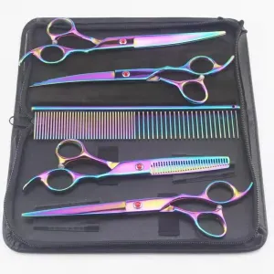 Ultimate Pet Grooming Scissors Set for Stress-Free Pet Care