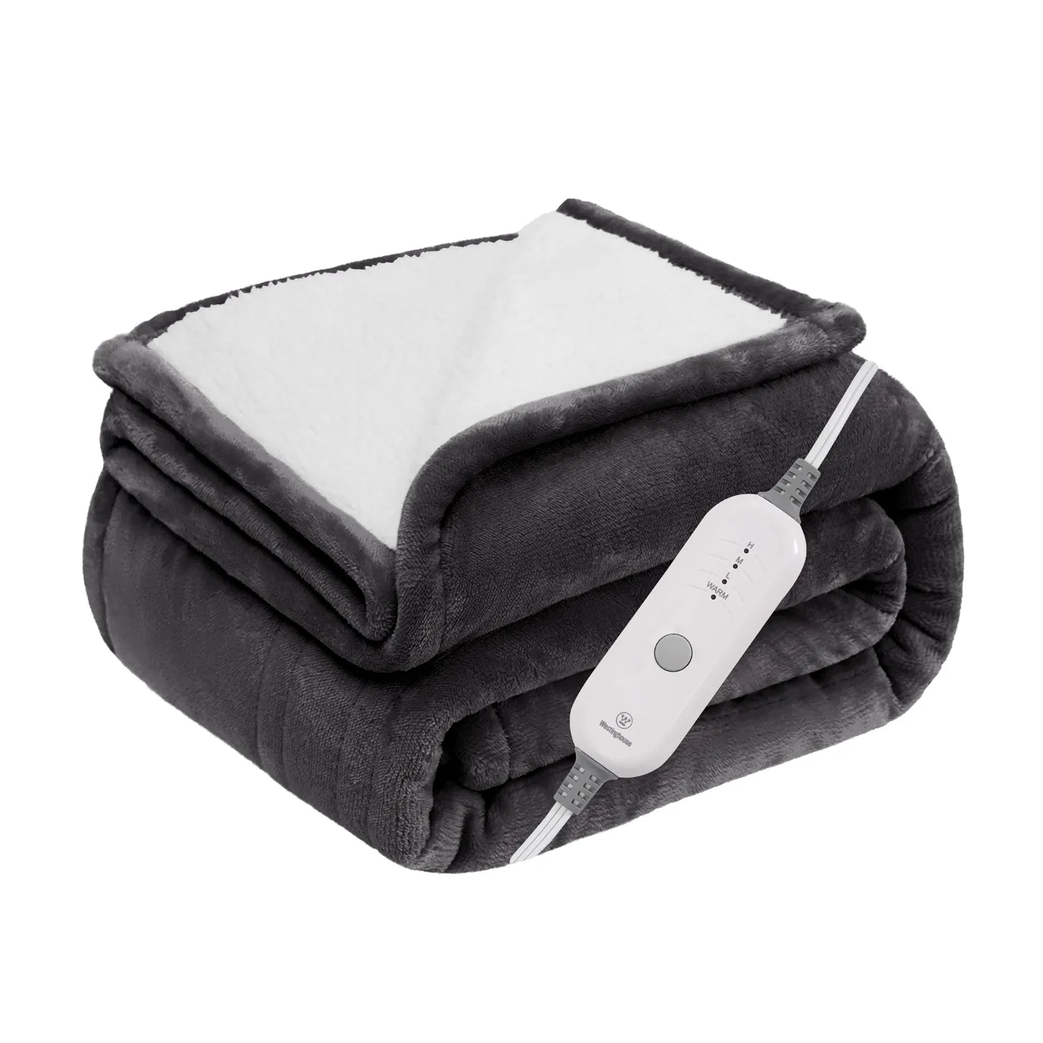 Westinghouse Heated Blanket Flannel to Sherpa