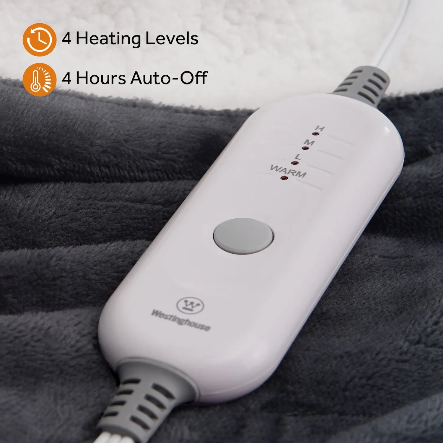 Westinghouse Heated Blanket Flannel to Sherpa