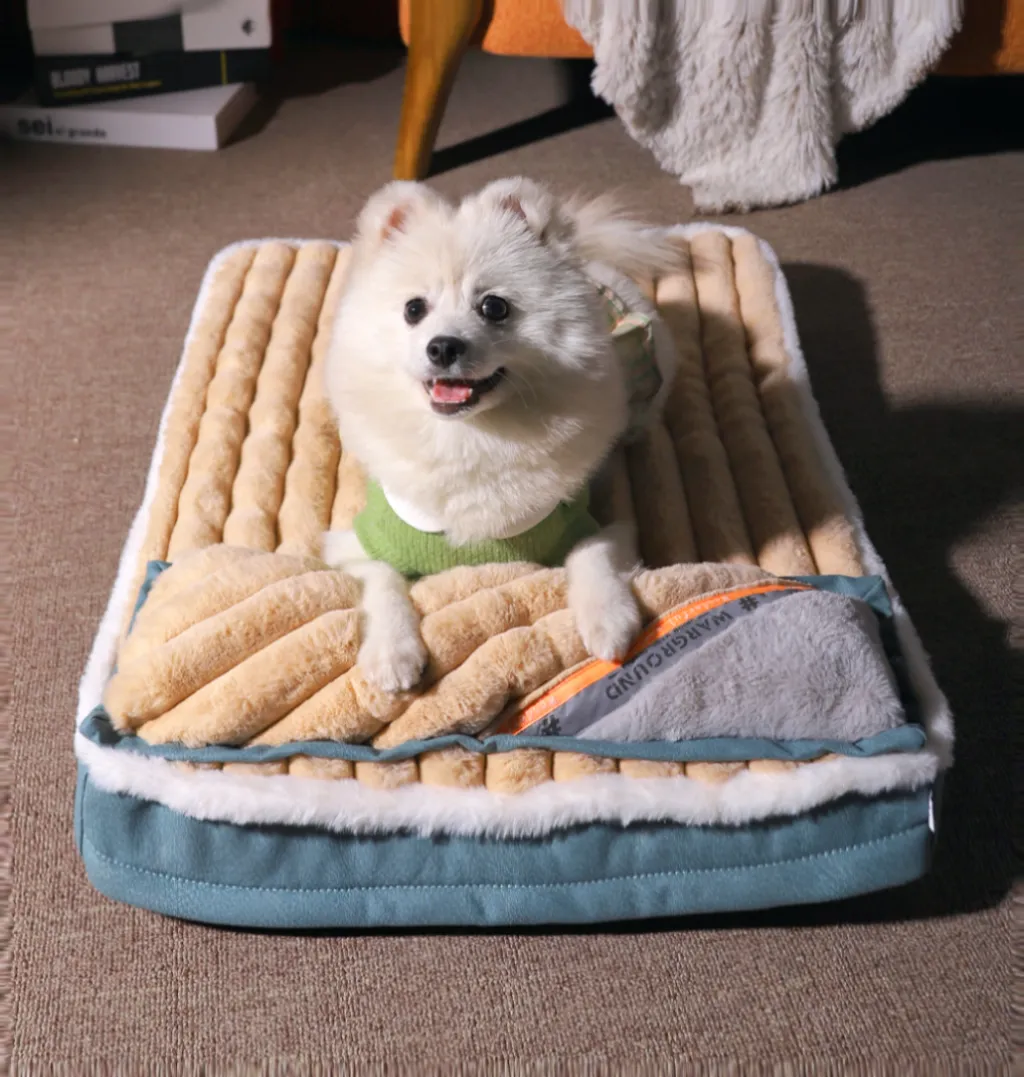 Winter Padded Cushion For Small Big Dogs Sleeping Beds