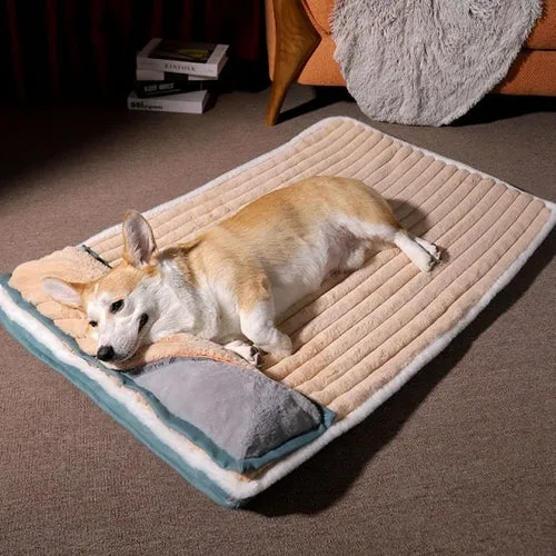 Winter Padded Cushion For Small Big Dogs Sleeping Beds